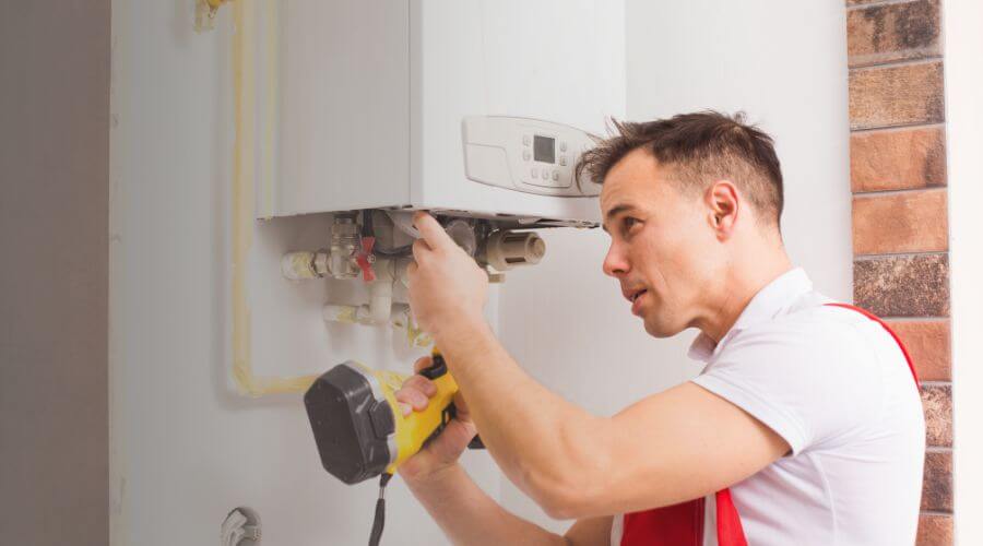 Local tankless water heater installation in Indianola, OK